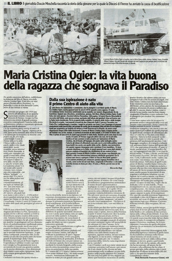 Toscana Oggi 30 novembre 2014